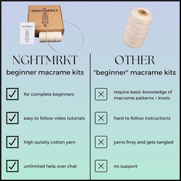 Kit DIY Dream Catcher Kit for Adults - Macrame Kits for Adults Beginners - Picture 5 of 8